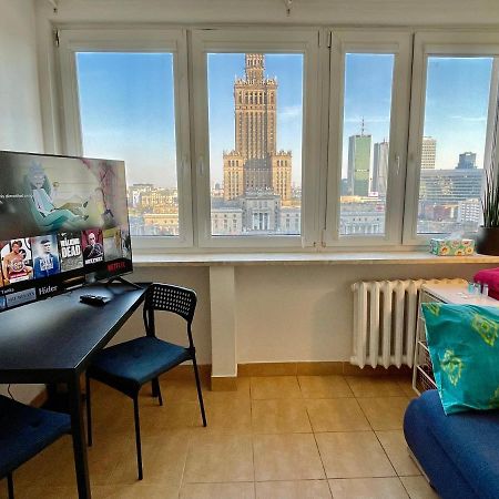 ורשה Super Apartament Palace 2X Metro Fast Wifi 500 Mbs Netflix Appletv Smarttv Panorama Miasta מראה חיצוני תמונה