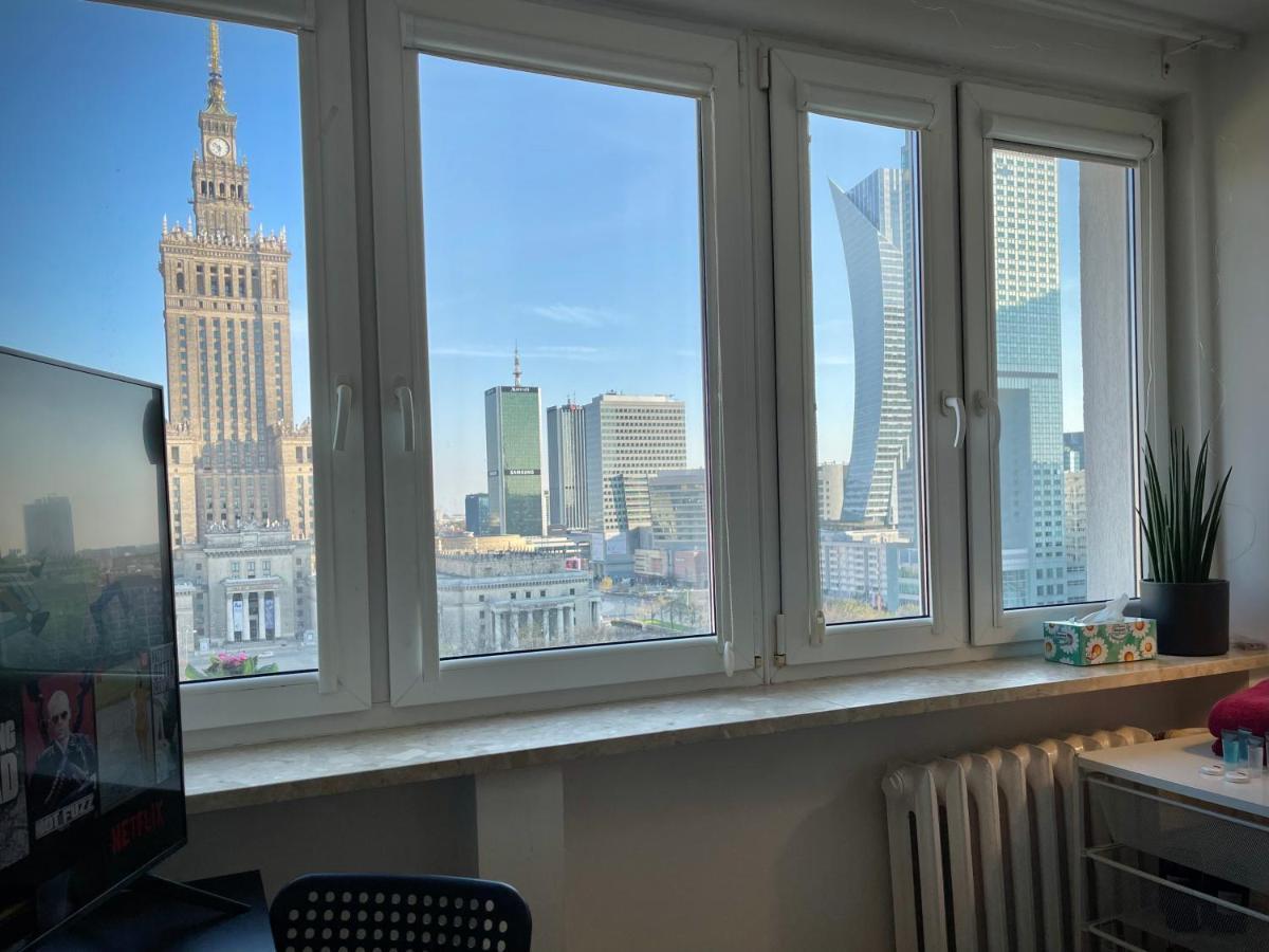 ורשה Super Apartament Palace 2X Metro Fast Wifi 500 Mbs Netflix Appletv Smarttv Panorama Miasta מראה חיצוני תמונה